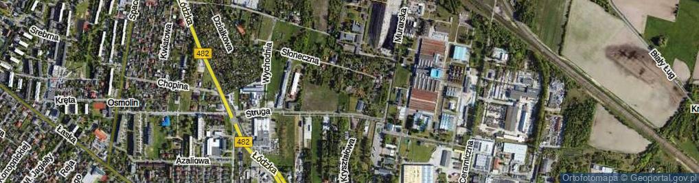 Zdjęcie satelitarne Wolna ul.